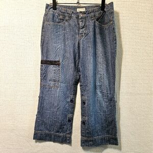 Jacob Connexion Cropped Women's Blue Jean Capris